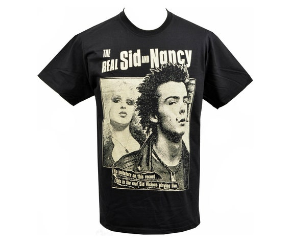 The Real Sid and Nancy Mens Punk T-Shirt British 1977 Punk Rockers