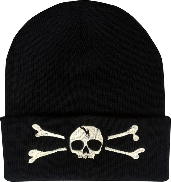 Skull \u0026 Crossbones Beanie Hat 