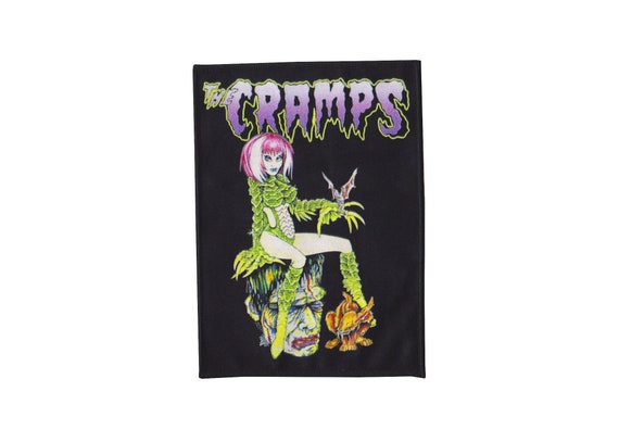 The Cramps Psychobilly Sew-on Patch Creature Monster Horror Gill Garage
