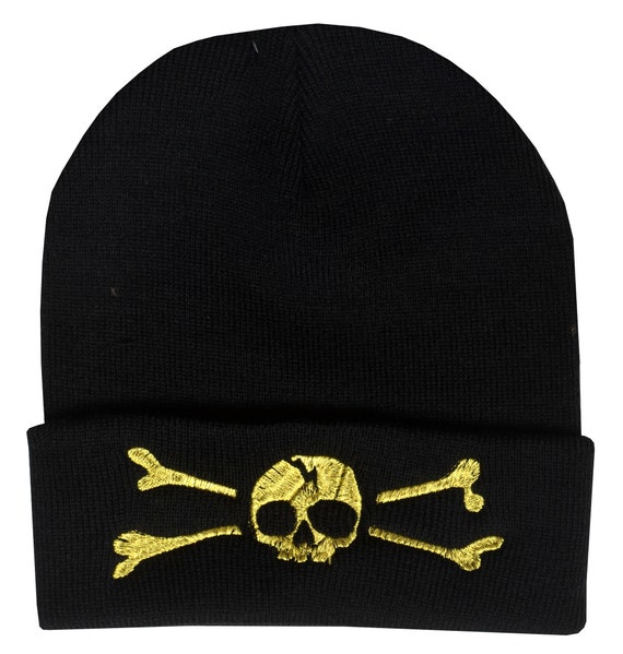 Skull \u0026 Crossbones Beanie Hat 