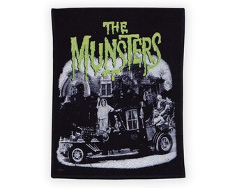 Meet the Munsters Sew-on Patch B-Movie Horror Halloween Gothic