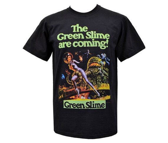 The Green Slime Are Coming Mens T-shirt 