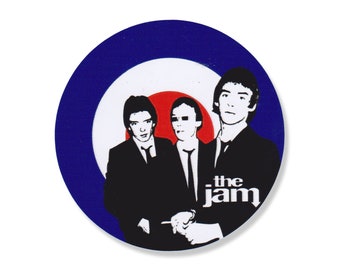 The Jam Target Vinyl Sticker Mod UK English Rock Pop Punk Revival Scooter Two Tone London