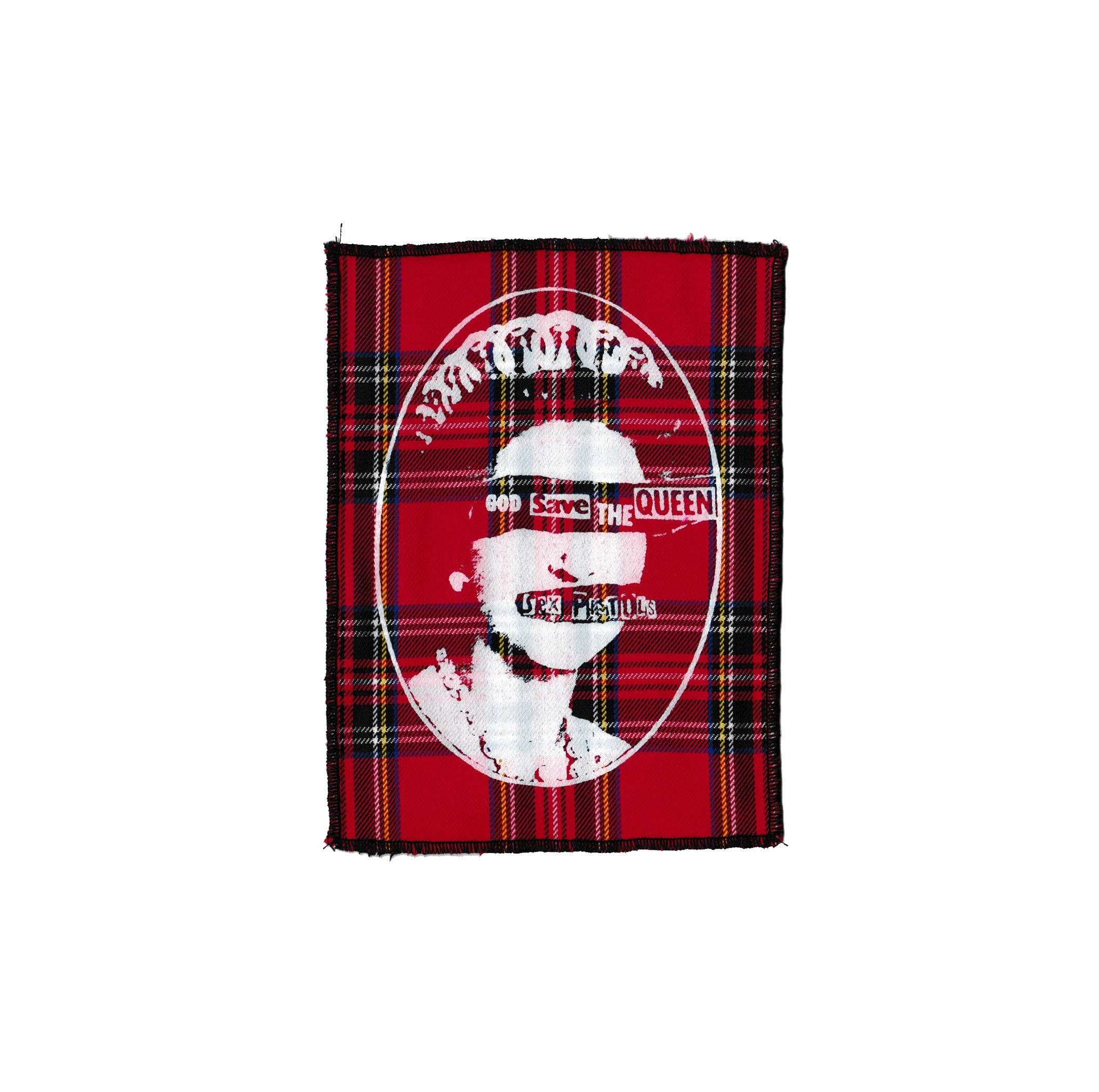 Sex Pistols Punk Patch UK Flag Queen Embroidered Sublimated Iron