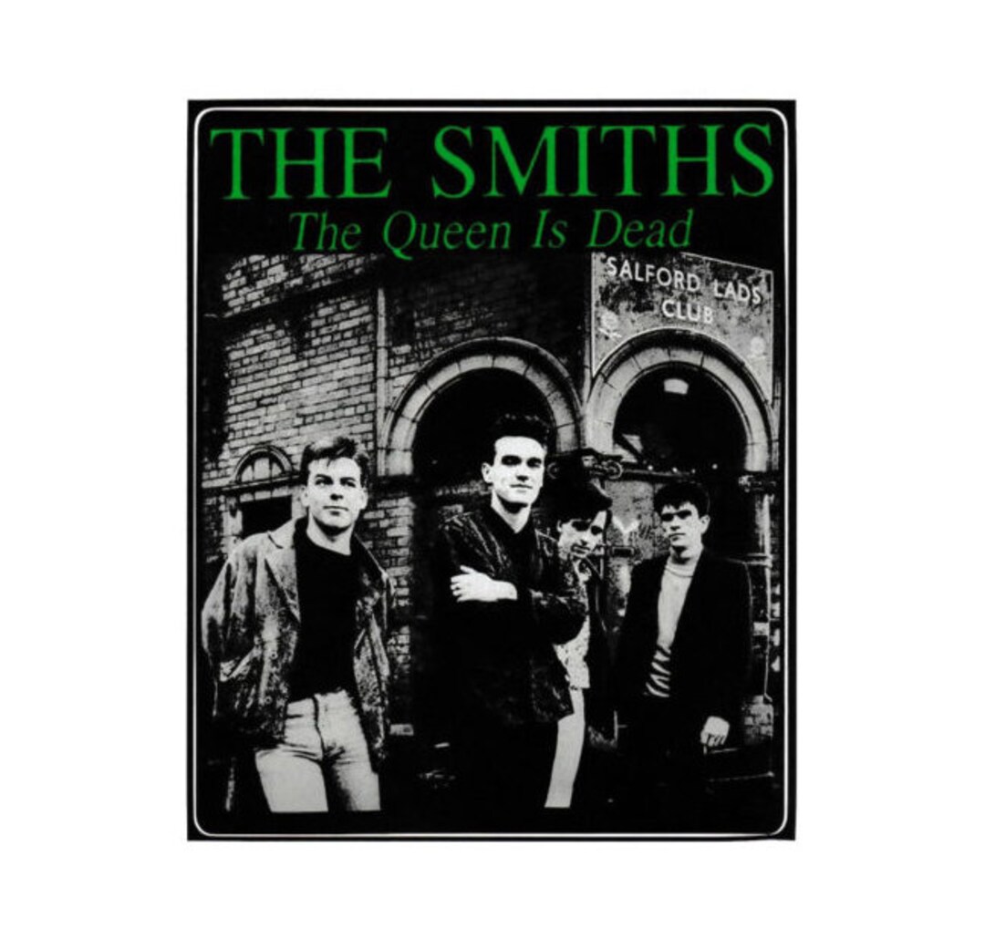 The Smiths Vinyl Sticker Queen is Dead Record Cover British Morrissey Northern Etsy
