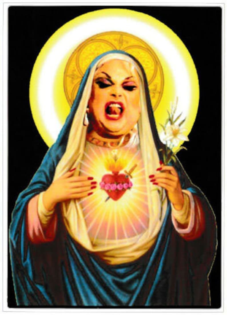 Divine Vinyl Sticker Drag Queen Drag John Waters Pink | Etsy