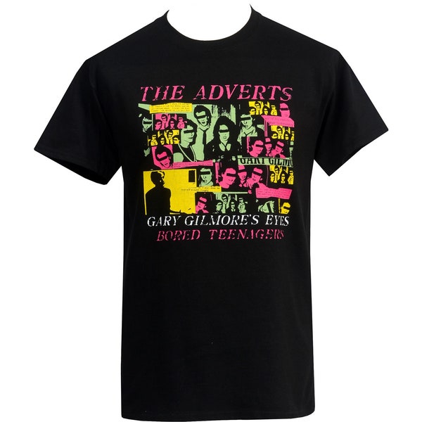 The Adverts Men's Punk T-Shirt Gilmores Eyes Bored Teenagers Gaye 77