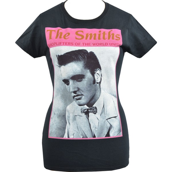 The Smiths Womens T-Shirt Shoplifters of the World Unite