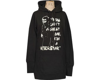 Femme Punk Hoodie 1977 Punk Rockers Rockstar Sid