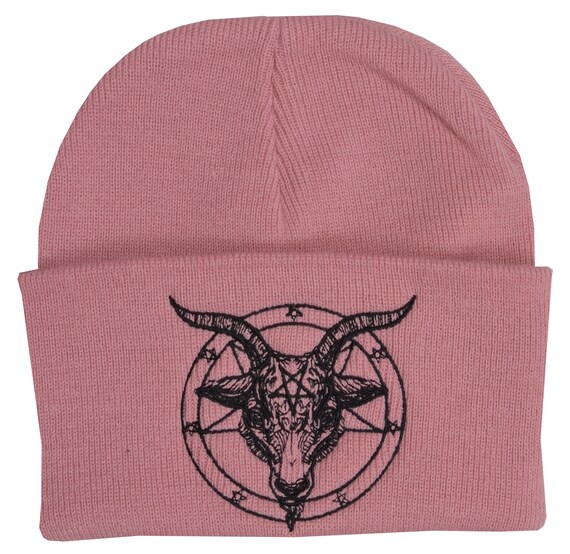 Unisex 3D Knitted Hat Skull Hat Beanie Cap Demon Goat Skull