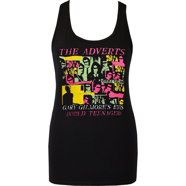 The Adverts Women's Punk Tank Top Gilmores Eyes Bored Teenagers Gaye 77
