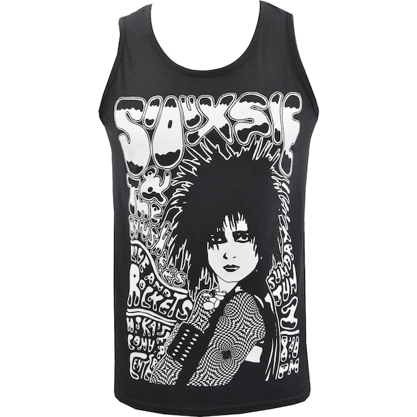 Mens Post Punk Tank Top Siouxsie & the Banshees Gothic Spellbound