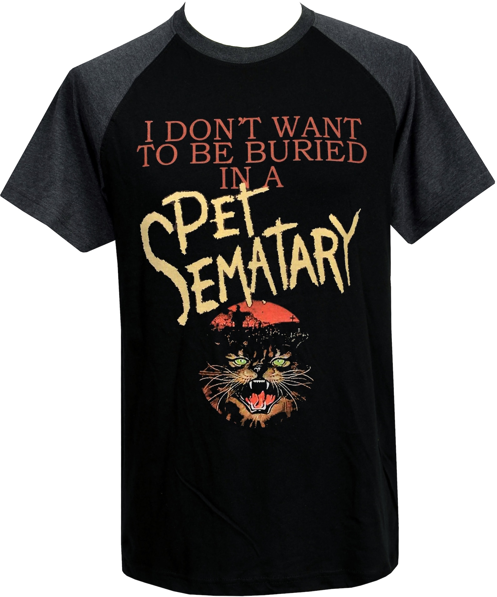 Pet Sematary Mens Horror Raglan T-shirt 80's Vintage Film - Etsy