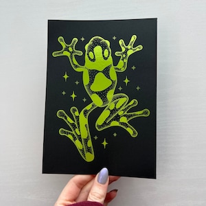 Frog Foil Mini Print