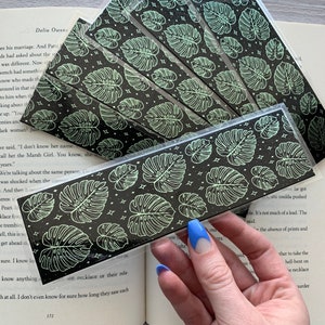 Monstera Leaf Bookmark