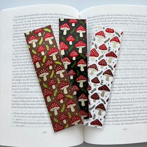 Mushroom Foil Bookmark