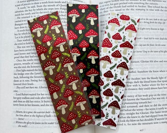 Mushroom Foil Bookmark