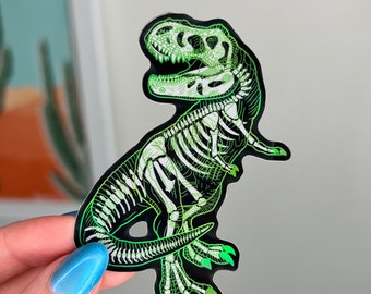 T Rex Holographic Waterpoof Sticker