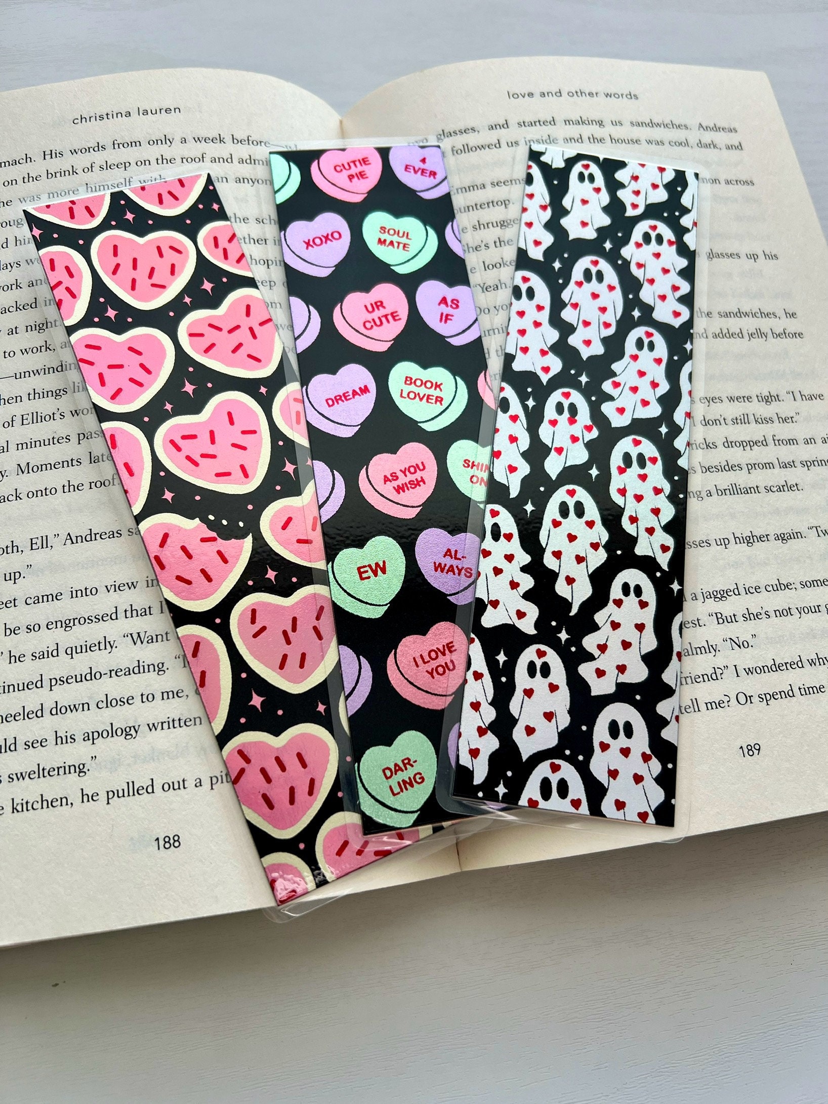 Valentine’s Bookmark Pack - Etsy