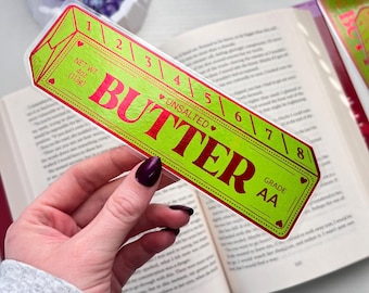 Lime Butter Handmade Foil Bookarks - Roll for Foil Results