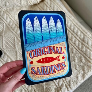 Tinned Fish Handmade Kindle Clear Case Insert image 5