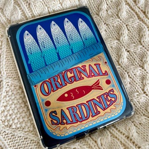 Tinned Fish Handmade Kindle Clear Case Insert image 3
