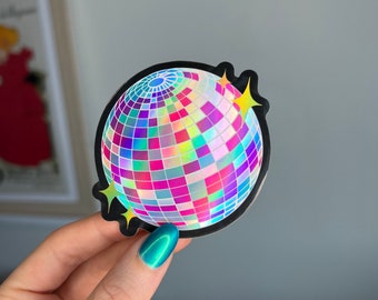 Disco Ball Holographic Sticker