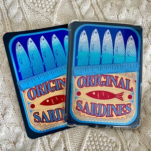 Tinned Fish Handmade Kindle Clear Case Insert image 4
