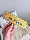 Stick of Butter Handmade Foil Bookmark