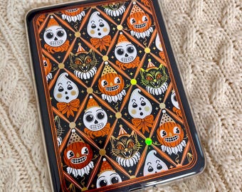 Retro Halloween Handmade Kindle Clear Case Insert