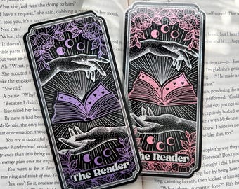 The Reader Tarot Card Handmade Foil Bookmark