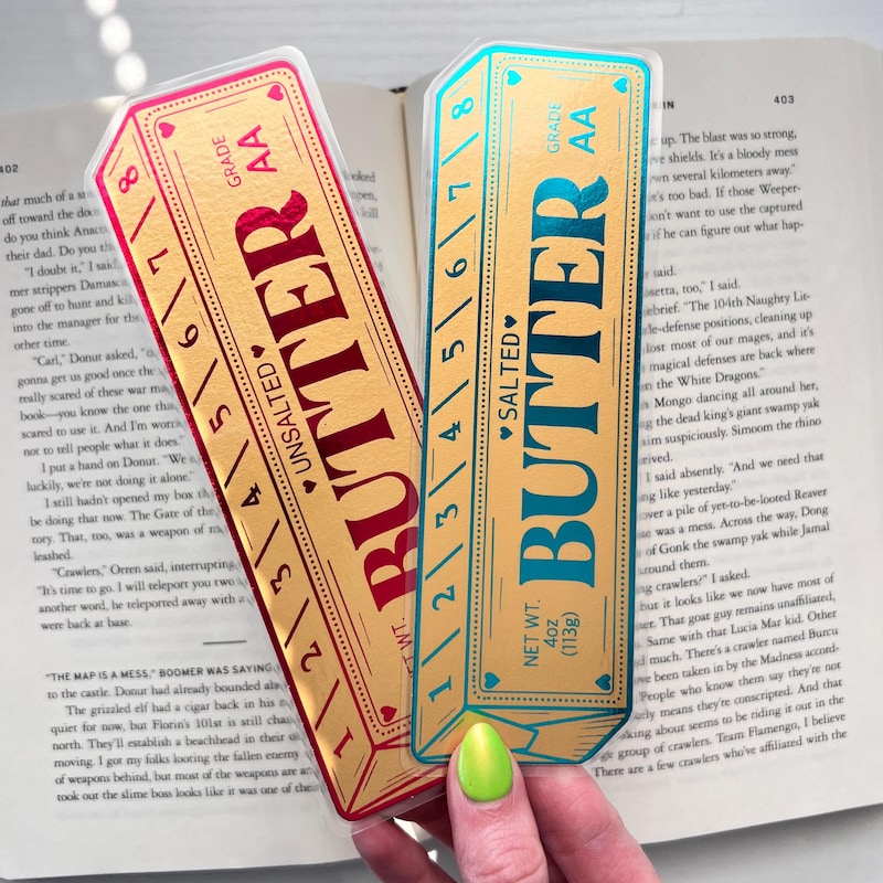 Magnetic Bookmarks Foiled - Etsy