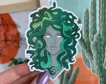 Medusa Holographic Sticker