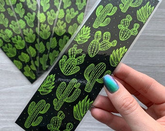Cactus Foil Bookmark