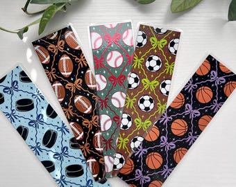 Sports Ball Handmade Foil Bookmark