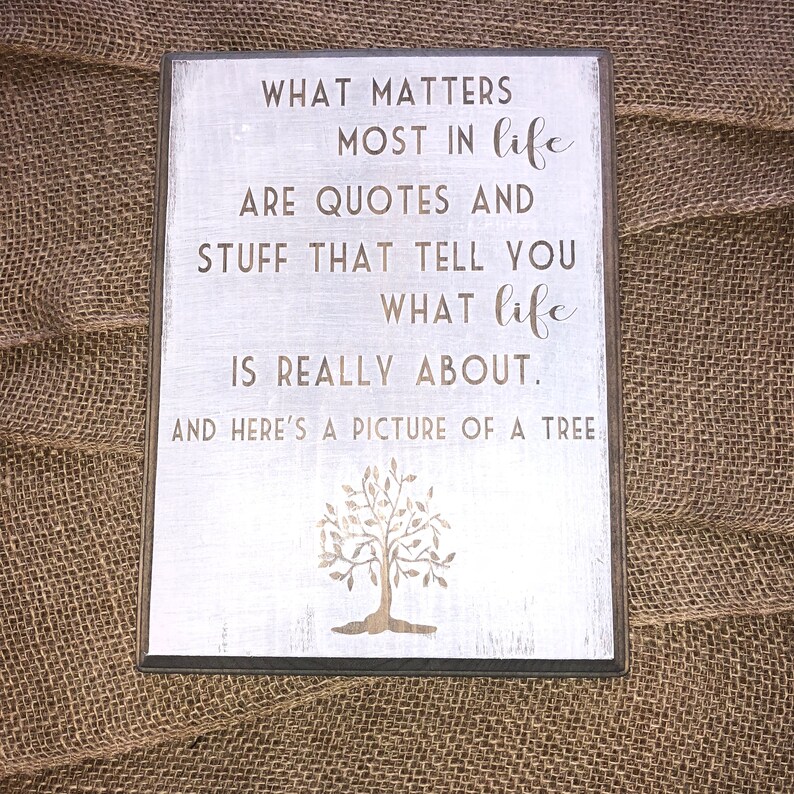 Customizable funny quote wood sign Etsy