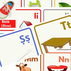 Yoruba Alphabets Flashcards, Home Learning for Kids & Adults (Printable)