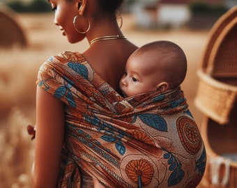 Envoltorio portabebés tradicional, portabebés estampado africano, bebé recién nacido, envoltorio para bebé, envoltorio para mujer, regalo baby shower - varios tejidos