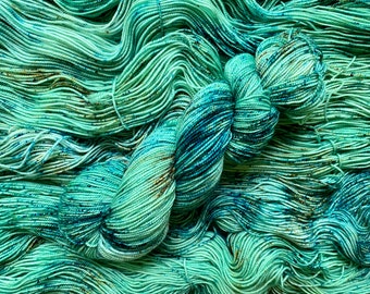 Hand-Dyed Yarn - Summer Speckles: 205 “Merfolk Mojito”
