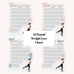 Digitale gewichtsverliesgrafiek, 40 pond gewichtsverlies, wegen, fitnessdoel, afdrukbare gewichtsverliestracker, Keto dieet gewichtsverlies tracker