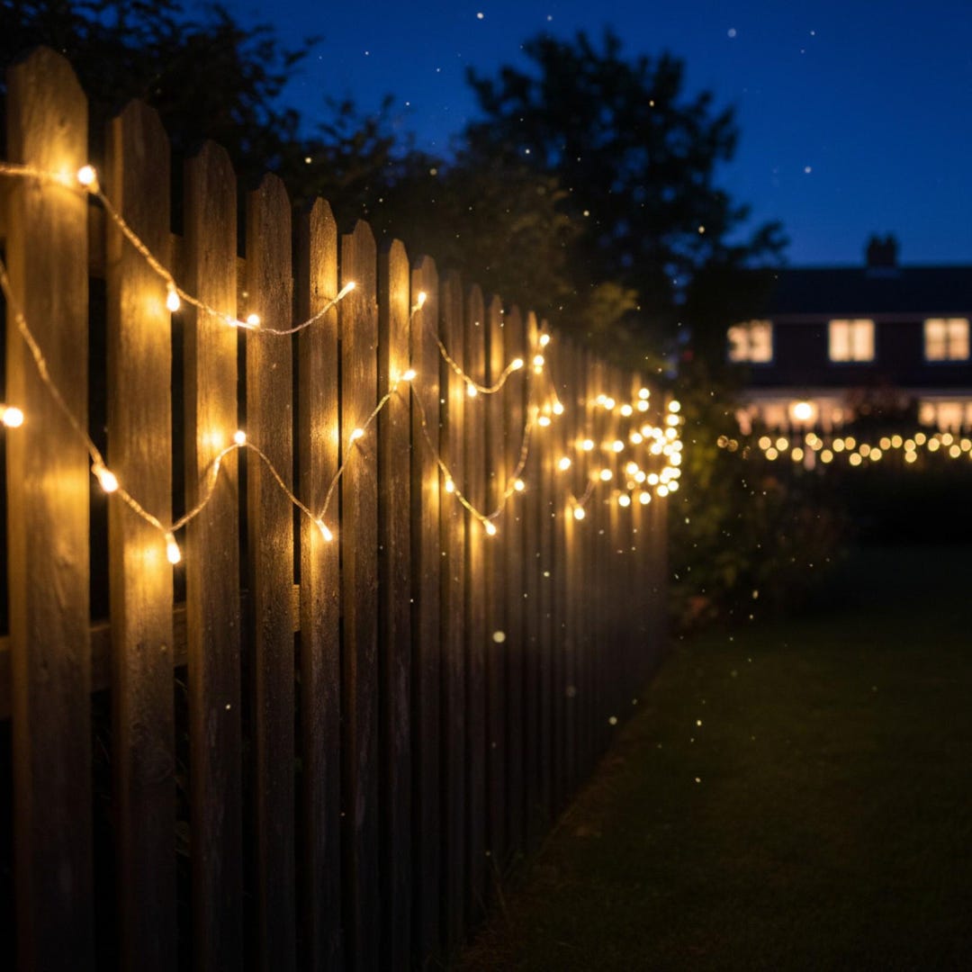 Led Firefly Large Installation Solar Wire 100 LED Firefly Lights - Decorative Copper Garden Fairy ...