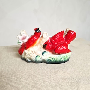Mid Century Red Cardinal Planter Vintage Homes