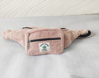 New Himalayan Hemp Hippy Boho Eco Friendly Vegan Mens & Womens bum bag fanny pack waist bag festival bag pouch