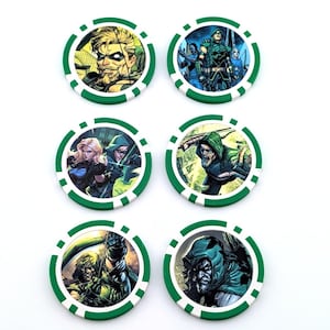 Fichas de acción Heroclix - Edición Archer - Conjunto de 6