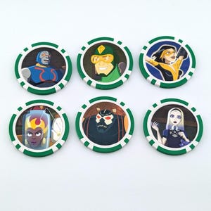 Fichas de Acción Heroclix - Edición ¡Sí! - Lote de 6