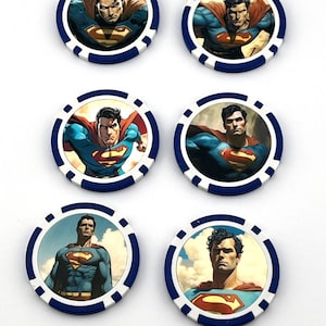 Fichas de acción de Heroclix - Edición Reportero - Conjunto de 6 fichas