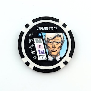 Ficha de espectador de Heroclix: edición Capitán Stacy