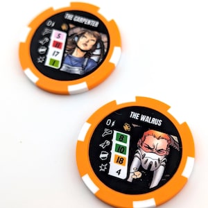 Heroclix Token - The Carpenter and The Walrus bystander tokens [Set of 2 tokens]