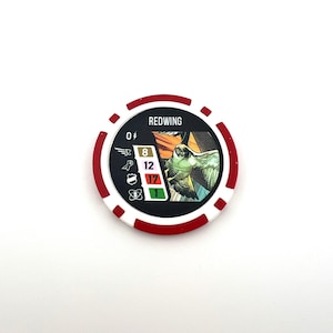 Ficha de espectador de Heroclix - Edición Redwing