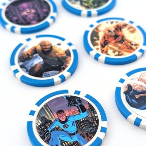 Fichas de acción Heroclix - Edición familiar - Conjunto de 6